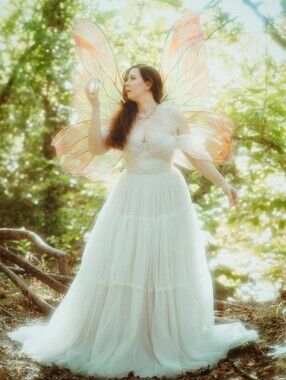Sarah Alouache Juliette Gown Fairy Tulle Wedding Dress Bridal Fantasy Romantic